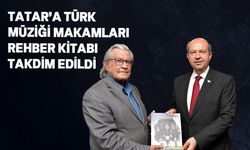 Cumhurbaşkanı Ersin Tatar, sanatçı Ulus Yeşilada’yı kabul etti.
