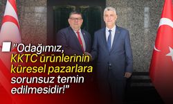 Berova Ankara'da TC Ticaret Bakanı Ömer Bolat ile bir araya geldi