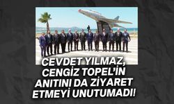 Cevdet Yılmaz, Cengiz Topel Anıtı'nı ziyaret etti