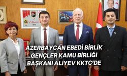 “Ebedi Birlik” GİB Başkanı Şahin Aliyev'i Meclis Başkanı Töre kabul etti!