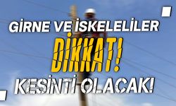 Girne ve İskele'de bazı bölgelere yarın bir süre elektrik verilemeyecek