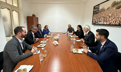 CTP Genel Başkanı Erhürman, Tüm’ü kabul etti