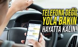 Son 5 ayda 7 bin 312 sürücüye, seyir halinde cep telefonu kullanma cezası yazıldı!