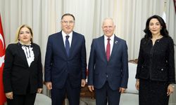 Töre, TC Ombudsmanı Malkoç ile Azerbaycan Ombudsmanı Aliyeva'yı kabul etti