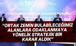 Türk-Yunan Medya Akademisi Forumu﻿, İstanbul'da düzenlendi