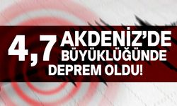 Akdeniz sallandı!