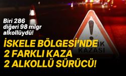 Alkollü sürücüler bayramı da boş geçmedi: 2 kaza!