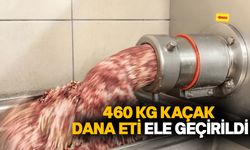 Aracında gümrüğe beyan edilmemiş 460 kg dana eti bulundu