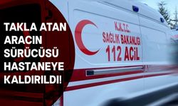 Çayırova-Bafra Anayolu'nda araç takla attı!: Araç sürücüsü yaralandı!