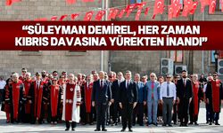 Cumhurbaşkanı Tatar, Süleyman Demirel Üniversitesi mezuniyet törenine katıldı