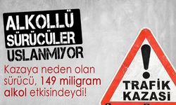 Dr. Burhan Nalbantoğlu Caddesi alkollü sürücü duran araca çarptı!