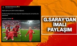 Galatasaray'dan milli takım paylaşımı!