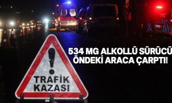 Girne'de trafik kazası: şans eseri yaralı yok!