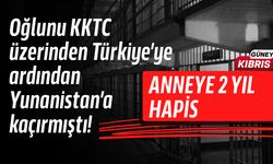 Oğlunu kaçıran anneye iki yıl hapis cezası