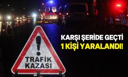 Pamuklu köy girişinde trafik kazası!