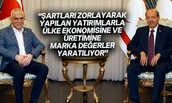 Cumhurbaşkanı Tatar, Kıbrıs Türk Sanayi Odasını kabul etti