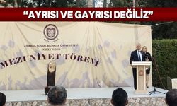 Töre, Ankara Sosyal Bilimler Üniversitesi mezuniyet törenine katıldı