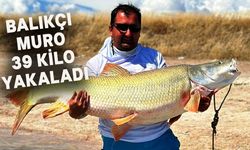 Elazığ'da amatör balıkçı 39 kilogramlık turna balığı yakaladı