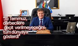 "Teröre geçit vermeyen Yüce Türk Milletini de yürekten selamlıyorum”