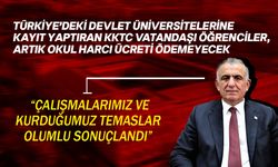 Çavuşoğlu:" KKTC vatandaşı öğrenciler, Türkiye'de üniversitelerde harç ücreti ödemeyecek"