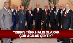 Cumhurbaşkanı Tatar, 20 Temmuz Kıbrıs Zaferi Kutlama Dayanışma ve Kültür Derneği heyetini kabul etti