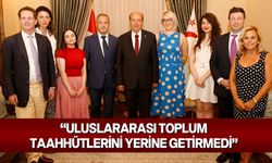 Cumhurbaşkanı Tatar, İngiliz gazetecileri kabul etti