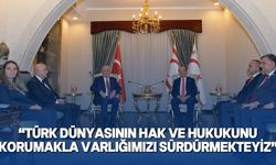 Cumhurbaşkanı Tatar, İYİ Parti Genel Başkanı Dervişoğlu ve heyetini kabul etti