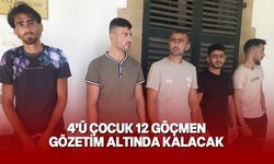 Derinya bölgesinde tespit edilen göçmenler Askeri yasak bölgeyi ihlal suçlamasıyla mahkemeye çıkarıldı