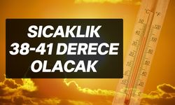 Hava sıcaklıkları 38-41 derece dolayında seyretmeye devam edecek