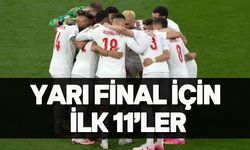 Hollanda - Türkiye maçının ilk 11'leri