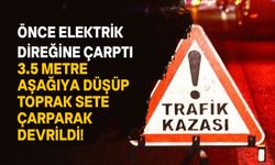 Kaza yapan sürücü hastaneye gitmeyi reddetti!