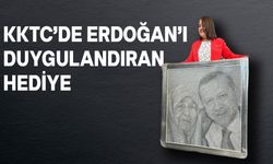 KKTC'de Cumhurbaşkanı Erdoğan'a hediye