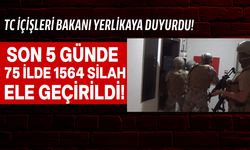 "Mercek-21" operasyonlarında 1564 silah ele geçirildi