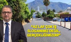 Girne Belediye Başkanı Şenkul, Ozanköy bölgesinde yapılan asfalt çalışmalarını paylaştı