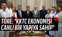 Töre, Türkiye Sanayi ve Ticaret Konfederasyonu (SANKON) heyetini kabul etti