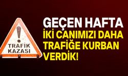 Ülkede geçen hafta meydana gelen trafik kazalarında 2 kişi öldü