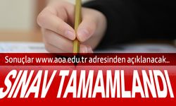 AÖA yazılı giriş sınavı tamamlandı!