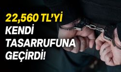 Çalıştığı iş yerinden para çalan şahıs tutuklandı