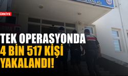 "Çember 20" operasyonlarında aranan 4 bin 517 kişi yakalandı