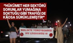 CTP Güzelyurt İlçesi “karanlık yollar ve trafik sorunlarına” dikkat çekmek amacıyla dün yürüyüş düzenledi