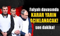 Halil Falyalı ve şoförü Demirtaş'a düzenlenen suikast ile ilgili dava yarına ertelendi!