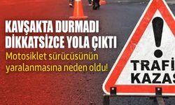 Lefkoşa'da kaza: Motosiklet sürücüsü yaralandı!