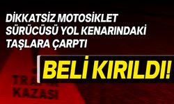 Mehmetçik-Kumyalı Anayolu’nda motosiklet kazası: Sürücü yaralandı