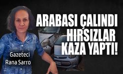 Rana Sarro'nun aracı kaçırıldı, paramparça halde aracını buldu!