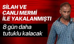 Silah ve mermi ile yakalanan şahıs yeniden mahkemeye çıkarıldı