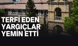 Terfi eden yargıçlar yemin etti