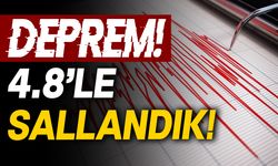 Baf açıklarında 4.8 büyüklüğünde deprem meydana geldi!