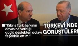 Cumhurbaşkanı Ersin Tatar ve Recep Tayyip Erdoğan Türkevi’nde bir araya geldi