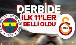 Derbide ilk 11'ler belli oldu