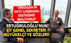 Dışişleri Bakanı Ertuğruloğlu, EİT Genel Sekreteri Büyükelçi Asad Majeed Khan ile görüştü